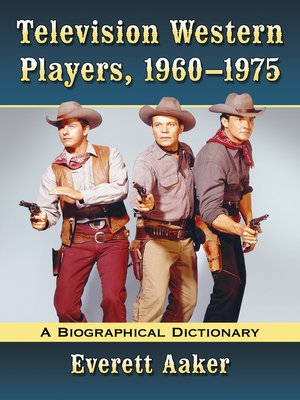 cover image of Television Western Players, 1960-1975